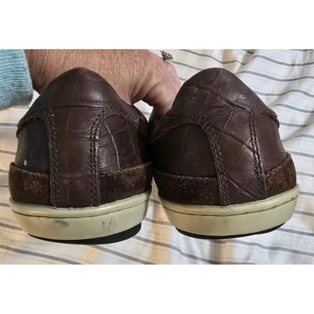 Martin Dingman Countrywear Brown Leather Sneakers Size 11‎